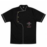 Scissors Doctor Professional Uniform Black Shirt