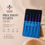 Eyelash Tweezers Purple